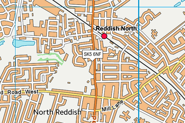 SK5 6NF map - OS VectorMap District (Ordnance Survey) SK5 6NF map - OS VectorMap District (Ordnance Survey)