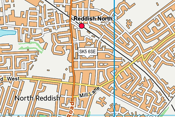 SK5 6SE map - OS VectorMap District (Ordnance Survey) SK5 6SE map - OS VectorMap District (Ordnance Survey)