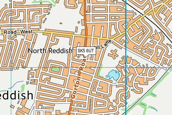 SK5 6UT map - OS VectorMap District (Ordnance Survey) SK5 6UT map - OS VectorMap District (Ordnance Survey)
