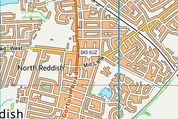 SK5 6UZ map - OS VectorMap District (Ordnance Survey) SK5 6UZ map - OS VectorMap District (Ordnance Survey)