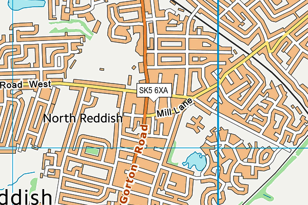 SK5 6XA map - OS VectorMap District (Ordnance Survey) SK5 6XA map - OS VectorMap District (Ordnance Survey)