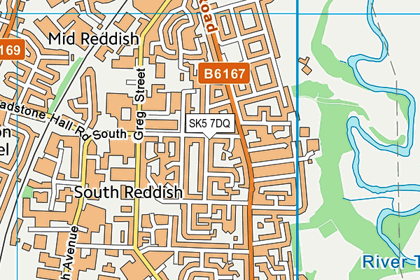 SK5 7DQ map - OS VectorMap District (Ordnance Survey) SK5 7DQ map - OS VectorMap District (Ordnance Survey)