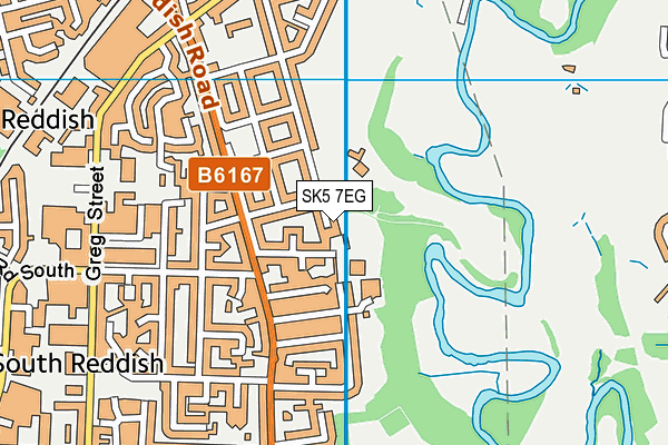 SK5 7EG map - OS VectorMap District (Ordnance Survey) SK5 7EG map - OS VectorMap District (Ordnance Survey)