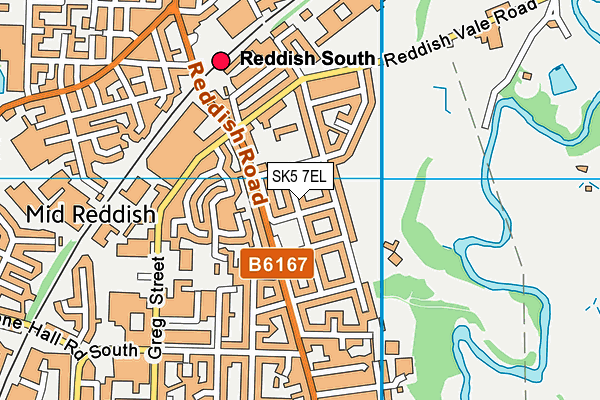 SK5 7EL map - OS VectorMap District (Ordnance Survey) SK5 7EL map - OS VectorMap District (Ordnance Survey)