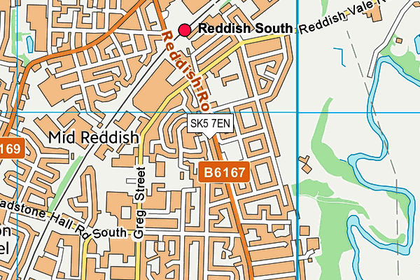 SK5 7EN map - OS VectorMap District (Ordnance Survey)