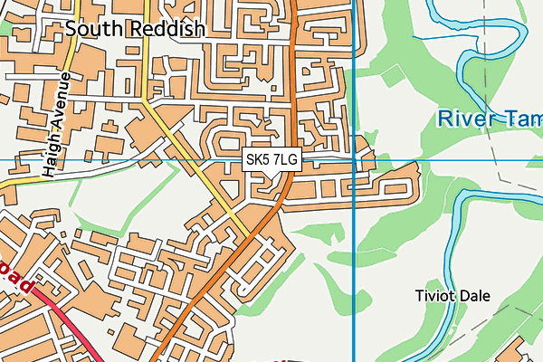 SK5 7LG map - OS VectorMap District (Ordnance Survey) SK5 7LG map - OS VectorMap District (Ordnance Survey)