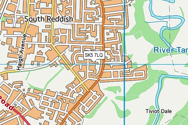 SK5 7LQ map - OS VectorMap District (Ordnance Survey) SK5 7LQ map - OS VectorMap District (Ordnance Survey)