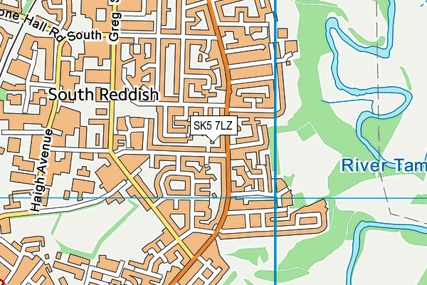SK5 7LZ map - OS VectorMap District (Ordnance Survey) SK5 7LZ map - OS VectorMap District (Ordnance Survey)