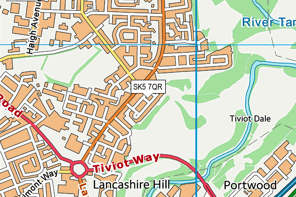 SK5 7QR map - OS VectorMap District (Ordnance Survey) SK5 7QR map - OS VectorMap District (Ordnance Survey)