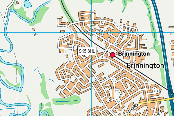 SK5 8HL map - OS VectorMap District (Ordnance Survey) SK5 8HL map - OS VectorMap District (Ordnance Survey)
