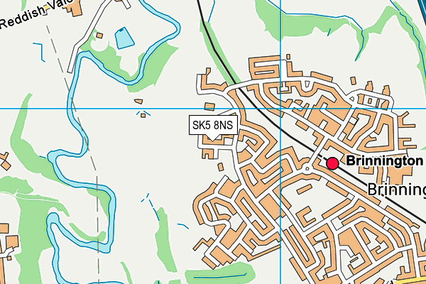 SK5 8NS map - OS VectorMap District (Ordnance Survey) SK5 8NS map - OS VectorMap District (Ordnance Survey)