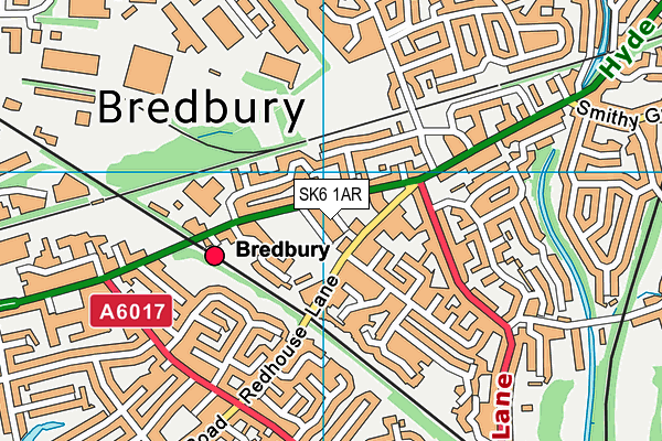 SK6 1AR map - OS VectorMap District (Ordnance Survey) SK6 1AR map - OS VectorMap District (Ordnance Survey)