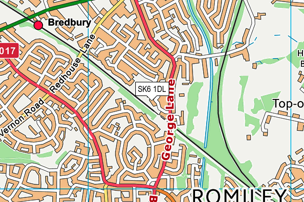 SK6 1DL map - OS VectorMap District (Ordnance Survey) SK6 1DL map - OS VectorMap District (Ordnance Survey)