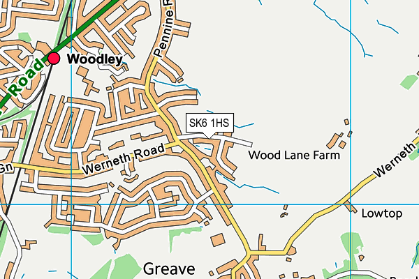 SK6 1HS map - OS VectorMap District (Ordnance Survey) SK6 1HS map - OS VectorMap District (Ordnance Survey)