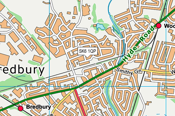 SK6 1QP map - OS VectorMap District (Ordnance Survey) SK6 1QP map - OS VectorMap District (Ordnance Survey)