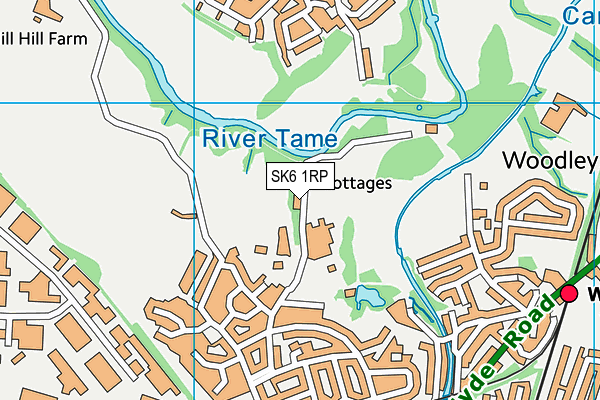 SK6 1RP map - OS VectorMap District (Ordnance Survey) SK6 1RP map - OS VectorMap District (Ordnance Survey)