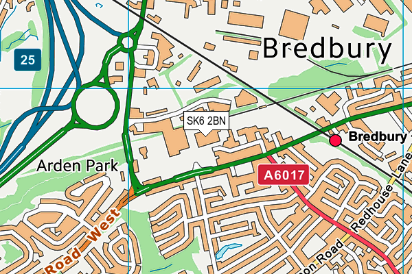 SK6 2BN map - OS VectorMap District (Ordnance Survey) SK6 2BN map - OS VectorMap District (Ordnance Survey)