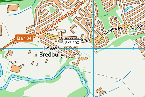 SK6 2DQ map - OS VectorMap District (Ordnance Survey) SK6 2DQ map - OS VectorMap District (Ordnance Survey)
