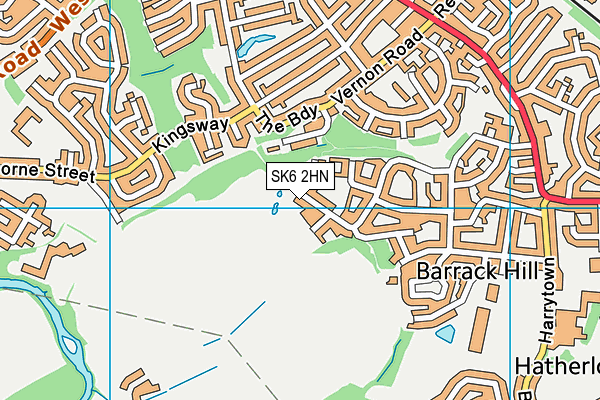 SK6 2HN map - OS VectorMap District (Ordnance Survey) SK6 2HN map - OS VectorMap District (Ordnance Survey)