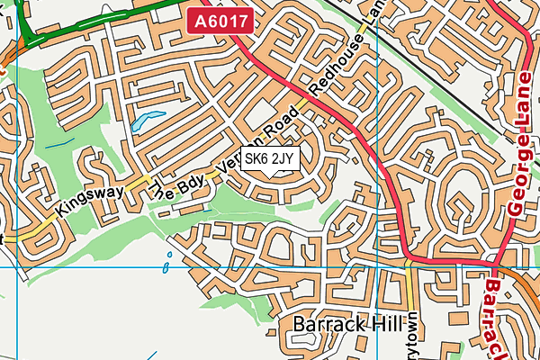 SK6 2JY map - OS VectorMap District (Ordnance Survey) SK6 2JY map - OS VectorMap District (Ordnance Survey)