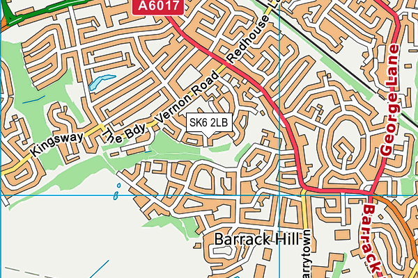 SK6 2LB map - OS VectorMap District (Ordnance Survey) SK6 2LB map - OS VectorMap District (Ordnance Survey)