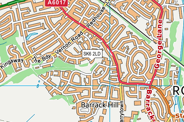 SK6 2LD map - OS VectorMap District (Ordnance Survey) SK6 2LD map - OS VectorMap District (Ordnance Survey)