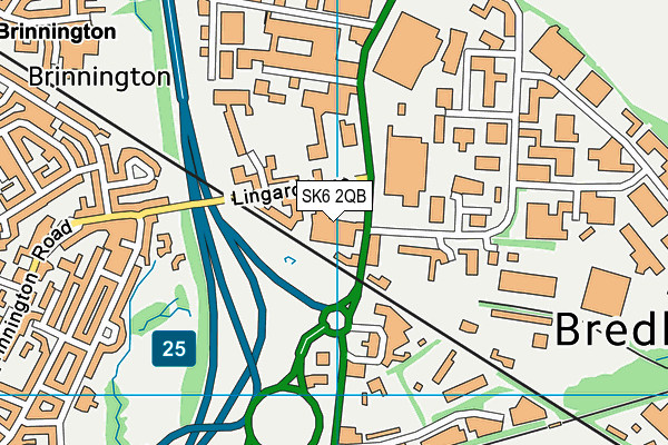 SK6 2QB map - OS VectorMap District (Ordnance Survey) SK6 2QB map - OS VectorMap District (Ordnance Survey)
