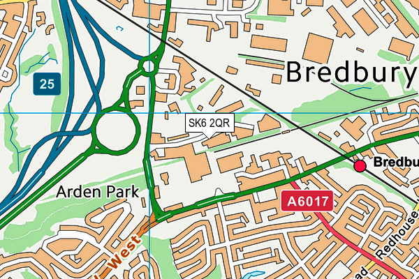 SK6 2QR map - OS VectorMap District (Ordnance Survey) SK6 2QR map - OS VectorMap District (Ordnance Survey)