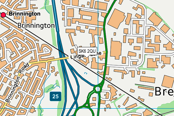 SK6 2QU map - OS VectorMap District (Ordnance Survey) SK6 2QU map - OS VectorMap District (Ordnance Survey)