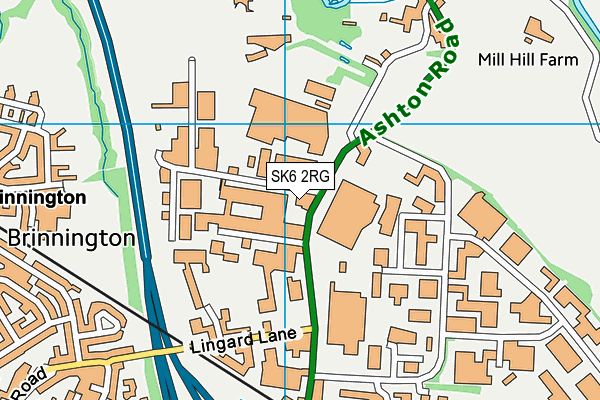 SK6 2RG map - OS VectorMap District (Ordnance Survey) SK6 2RG map - OS VectorMap District (Ordnance Survey)