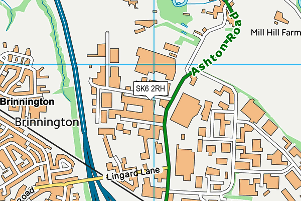 SK6 2RH map - OS VectorMap District (Ordnance Survey) SK6 2RH map - OS VectorMap District (Ordnance Survey)