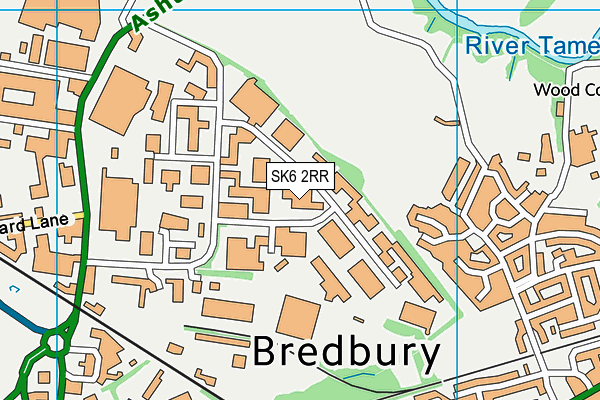 SK6 2RR map - OS VectorMap District (Ordnance Survey) SK6 2RR map - OS VectorMap District (Ordnance Survey)