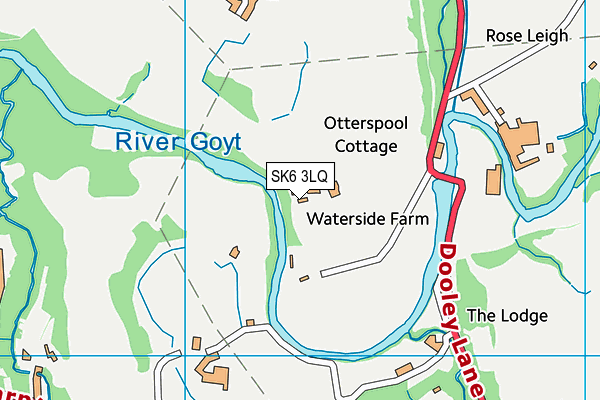 SK6 3LQ map - OS VectorMap District (Ordnance Survey) SK6 3LQ map - OS VectorMap District (Ordnance Survey)