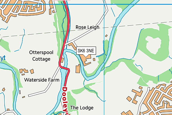 SK6 3NE map - OS VectorMap District (Ordnance Survey)