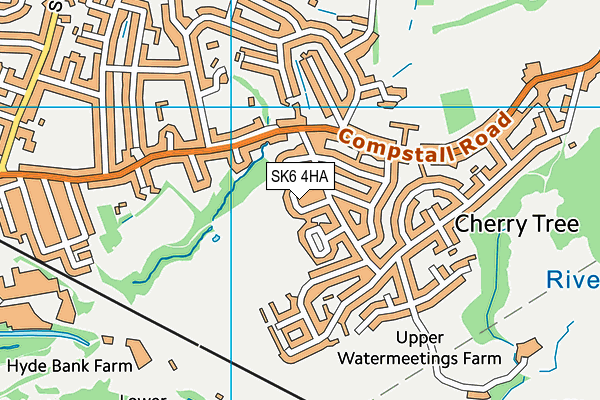 SK6 4HA map - OS VectorMap District (Ordnance Survey) SK6 4HA map - OS VectorMap District (Ordnance Survey)