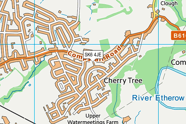 SK6 4JE map - OS VectorMap District (Ordnance Survey) SK6 4JE map - OS VectorMap District (Ordnance Survey)