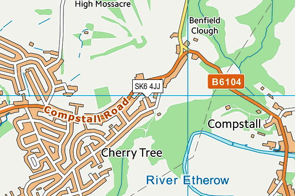 SK6 4JJ map - OS VectorMap District (Ordnance Survey)