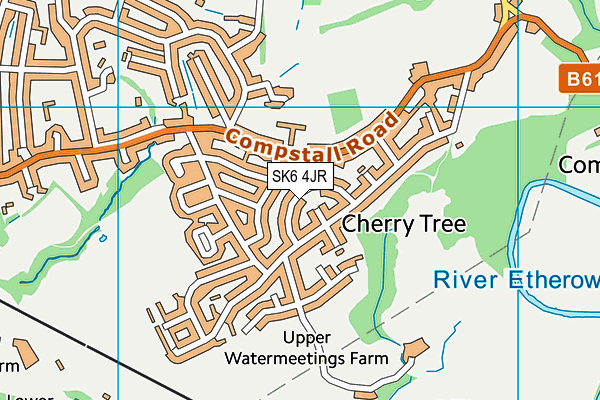 SK6 4JR map - OS VectorMap District (Ordnance Survey) SK6 4JR map - OS VectorMap District (Ordnance Survey)