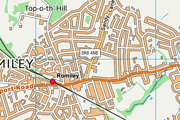 SK6 4NE map - OS VectorMap District (Ordnance Survey) SK6 4NE map - OS VectorMap District (Ordnance Survey)