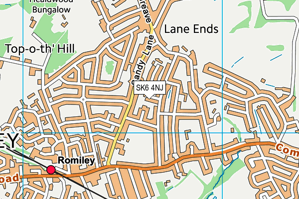 SK6 4NJ map - OS VectorMap District (Ordnance Survey) SK6 4NJ map - OS VectorMap District (Ordnance Survey)