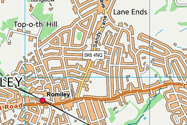 SK6 4NQ map - OS VectorMap District (Ordnance Survey)