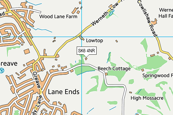 SK6 4NR map - OS VectorMap District (Ordnance Survey)