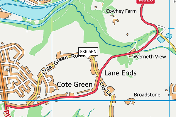 SK6 5EN map - OS VectorMap District (Ordnance Survey)