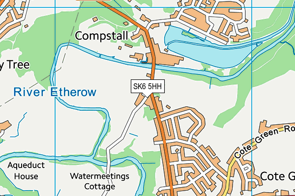 SK6 5HH map - OS VectorMap District (Ordnance Survey)