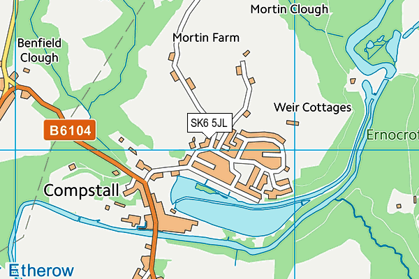 SK6 5JL map - OS VectorMap District (Ordnance Survey)