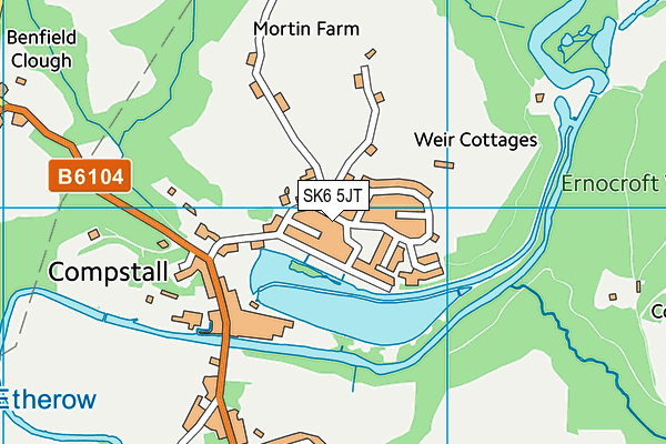 SK6 5JT map - OS VectorMap District (Ordnance Survey)