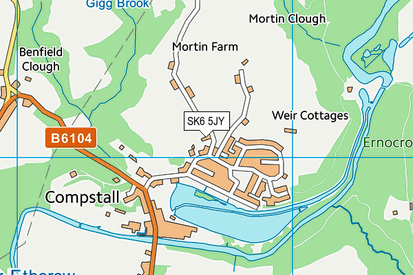 SK6 5JY map - OS VectorMap District (Ordnance Survey)