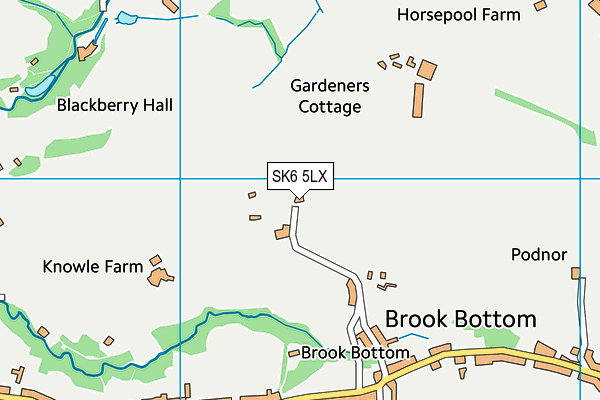 SK6 5LX map - OS VectorMap District (Ordnance Survey)