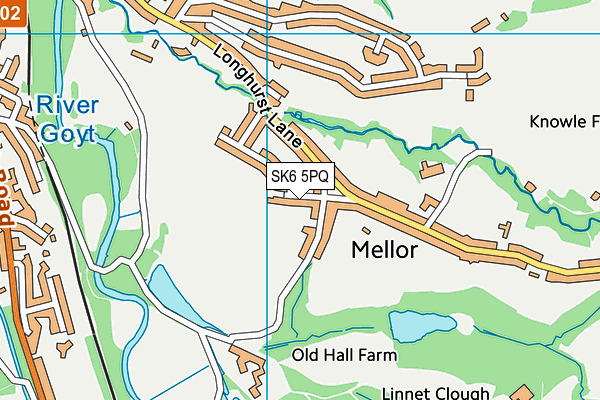 SK6 5PQ map - OS VectorMap District (Ordnance Survey)