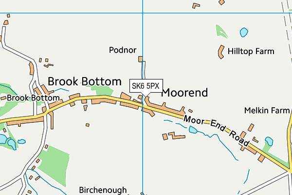 SK6 5PX map - OS VectorMap District (Ordnance Survey)